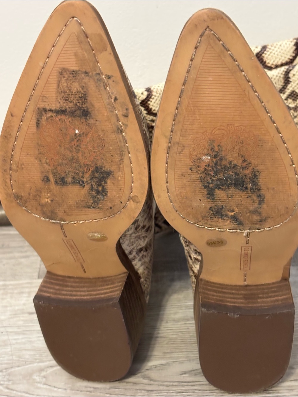 Vince Camuto snake print boots - Picture 12 of 16